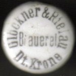Wałcz Glöckner & Rielau Brauerei porcelanka 04