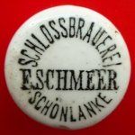 Trzcianka Schlossbrauerei Erwin Schmeer porcelanka 01