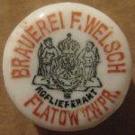 Złotów Brauerei Franz Welsch porcelanka 3-03