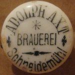 Piła Adolph Axt Brauerei porcelanka 2-01